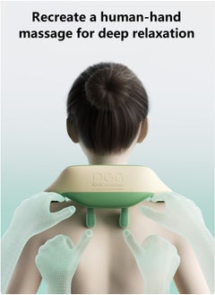 PGG Neck Massager for Pain Relief Deep Tissue 6D Kneading Shiatsu Neck Massager with Heat Massager for Neck and Shoulder Pain Gifts for Man and Woman  - Image 4