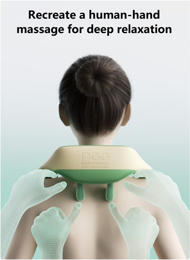 PGG Neck Massager for Pain Relief Deep Tissue 6D Kneading Shiatsu Neck Massager with Heat Massager for Neck and Shoulder Pain Gifts for Man and Woman  - Image 4