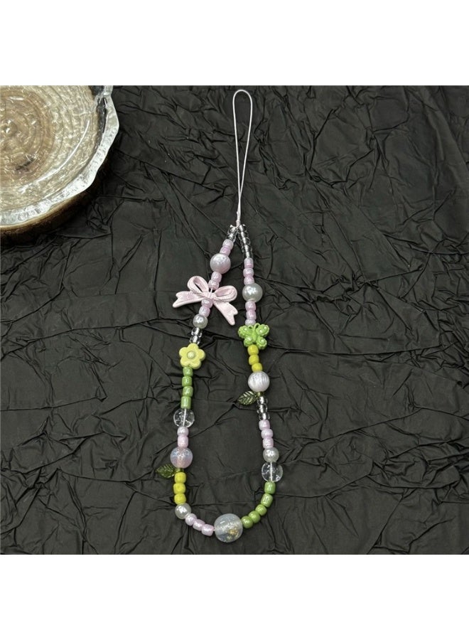 NIBEMINENT Phone Charm/ Chain Strap for Women Girls, Love Girl Cell Phone Case Lanyard Wrist Strap