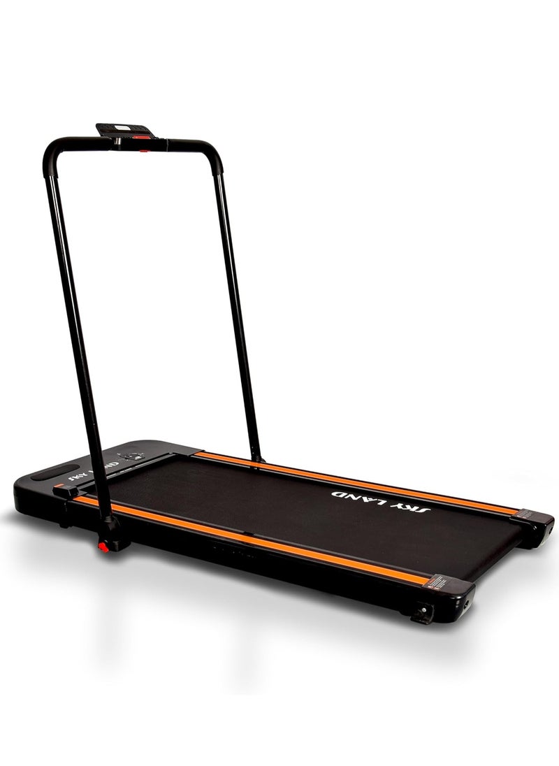 Sky Land 2-in-1 Under Desk Treadmill | Foldable 2.5 HP Walking Pad and Running Machine for Home and Office | Quiet Mini Treadmill with LED Display, Remote Control, and Space-Saving Design - EM-1294  - Image 1