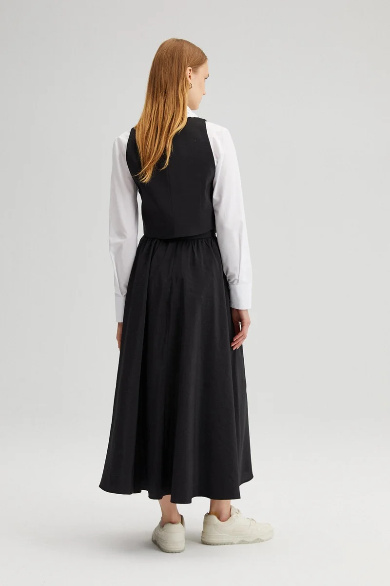 توتشي Touche Vest Skirt Cupra Set