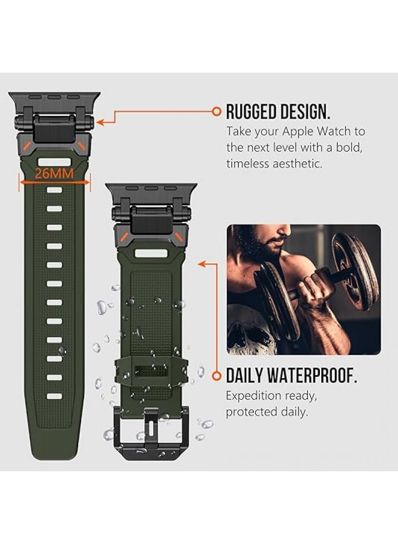 Y&D For Apple watch123456789 Generation 42/44/45/49MM Metal Connection Strap - Image 1