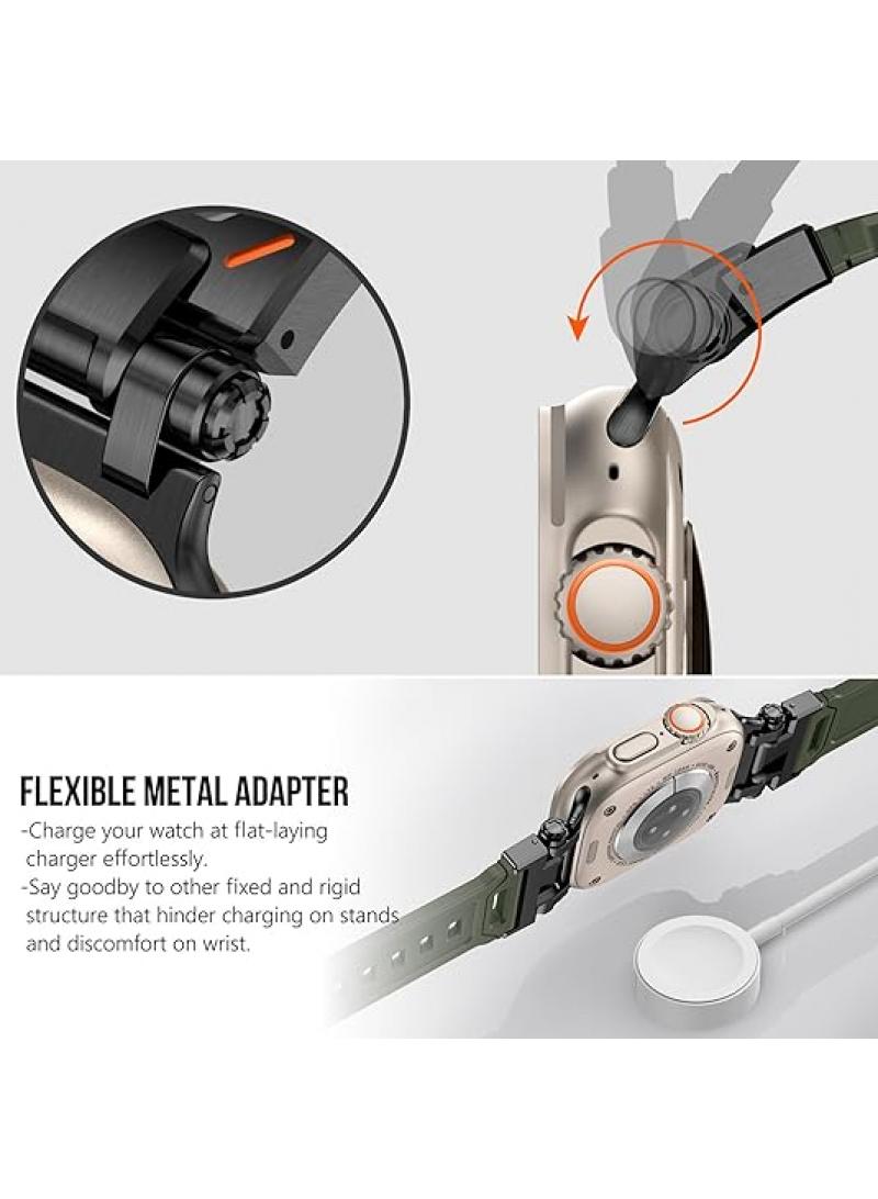 Y&D For Apple watch123456789 Generation 42/44/45/49MM Metal Connection Strap - Image 4