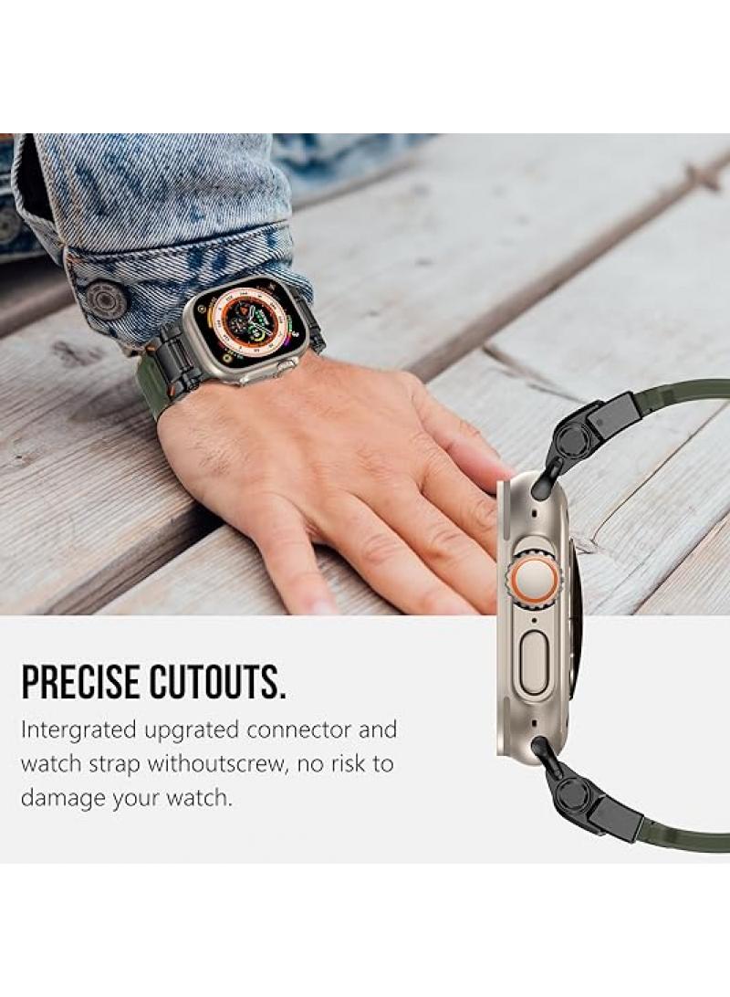 Y&D For Apple watch123456789 Generation 42/44/45/49MM Metal Connection Strap - Image 5