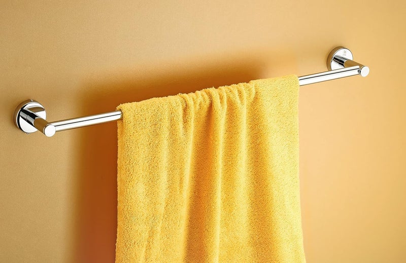iSTAR Heavy Round Stainless Steel 24 Inch Towel Rod Towel Rack for Bathroom Towel Bar Hanger Stand Bathroom Accessories - Image 1