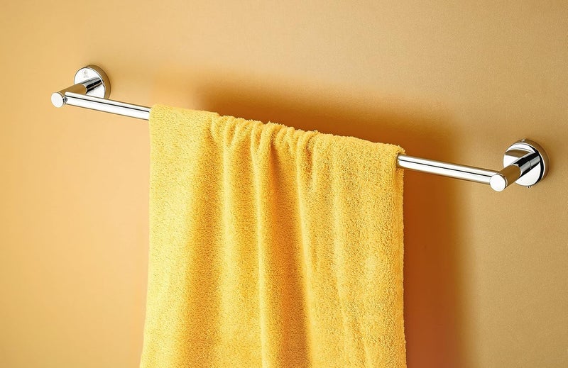 iSTAR Heavy Round Stainless Steel 24 Inch Towel Rod Towel Rack for Bathroom Towel Bar Hanger Stand Bathroom Accessories - Image 2