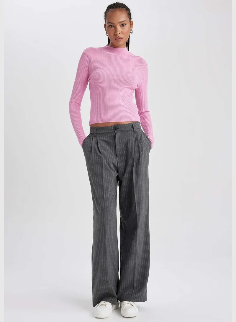 DeFacto Woman Wide Leg Woven Trousers