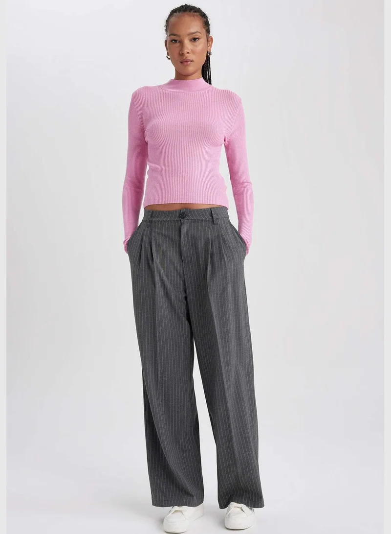 DeFacto Woman Wide Leg Woven Trousers