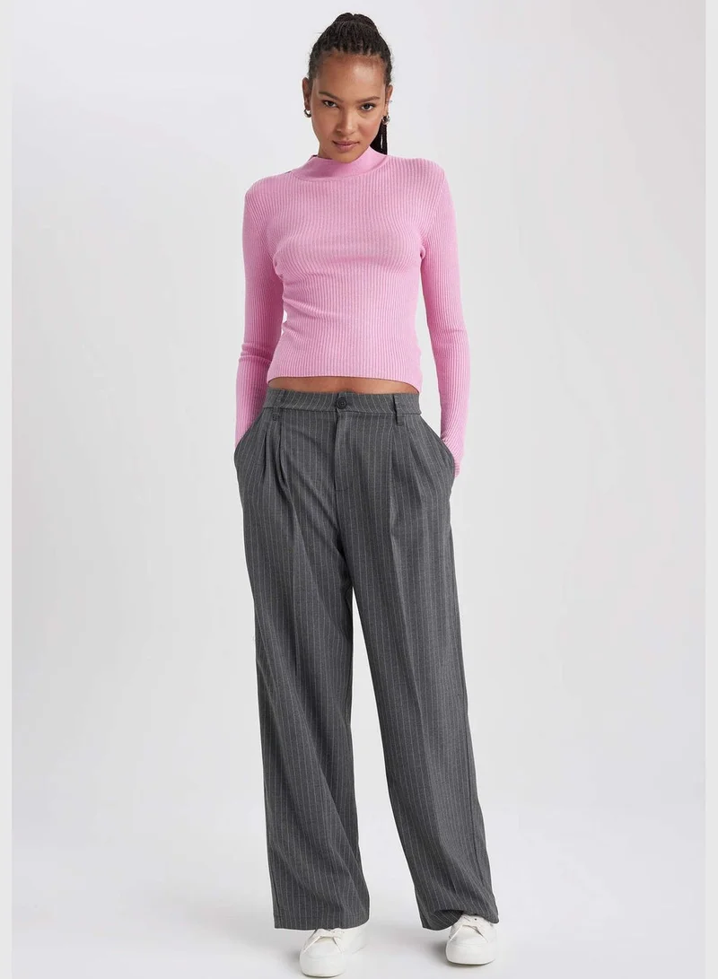 DeFacto Woman Wide Leg Woven Trousers