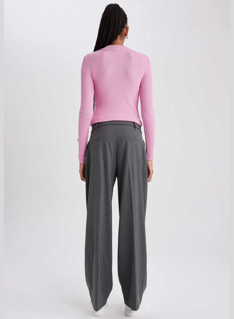 DeFacto Woman Wide Leg Woven Trousers