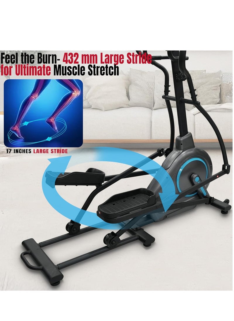 Sky Land Elliptical Cross Trainer | 10-Level Magnetic Resistance | 6kg Flywheel | Smart FS App & Digital Console | 17'' Stride | 110kg Weight Capacity | Home Gym Exercise Machine EM-1569  - Image 5