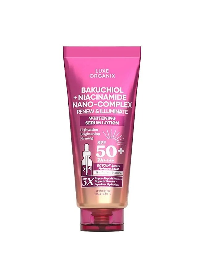 سيروم لوشن باكوشويل ونياسيناميد نانو كومبلكس لتجديد وإضاءة البشرة وتفتيحها