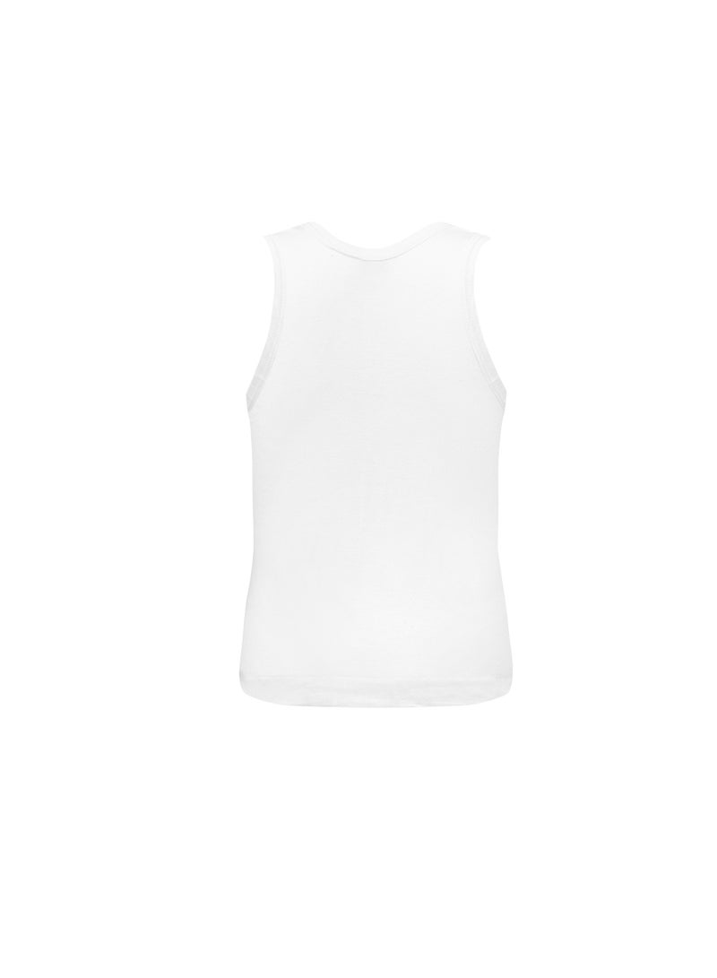 Fashion Academy سترة رجالية من فاشون أكاديمي، مضلعة باللون الأبيض، عبوة من 3 قطع - Image 4