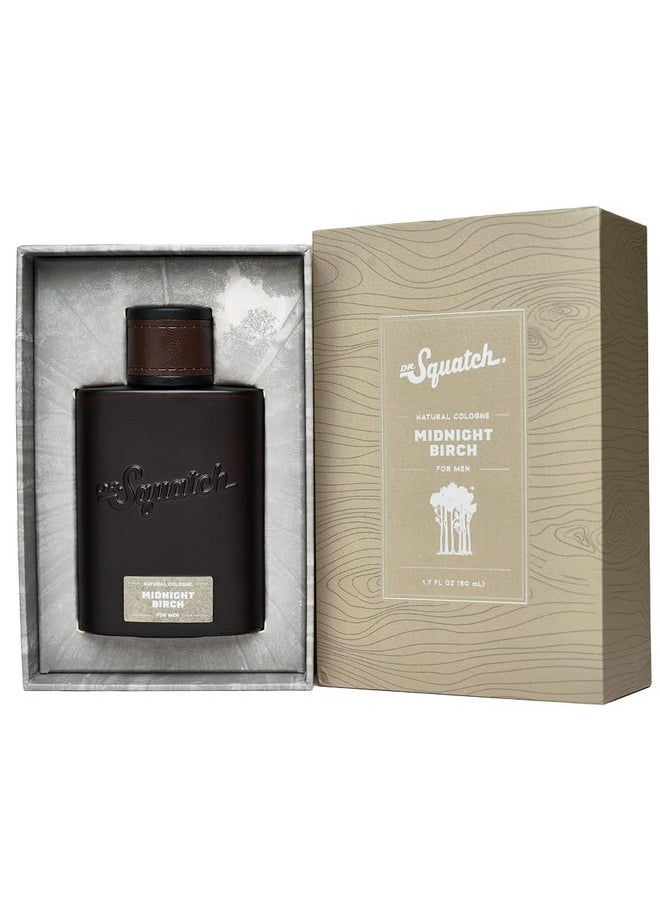 Dr. Squatch - Dr. Squatch Men's Cologne Midnight Birch - Natural Cologne Made With Sustainably-Sourced Ingredients - Manly Fragrance of Vanilla, Lavender, and Cedar - Inspired by Birchwood Breeze Bar Soap - Image 1