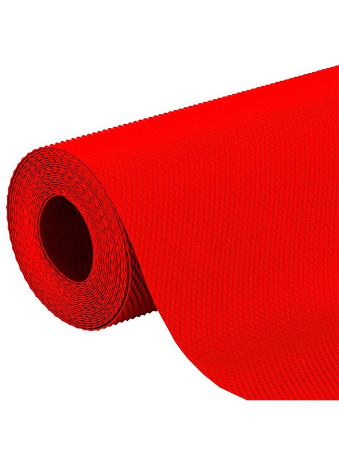 Kuber Industries - Kuber Industries Multipurpose Textured Super Strong Anti-Slip Mat Liner 3 Meter Roll (Red) - CTKTC40236 - Image 1