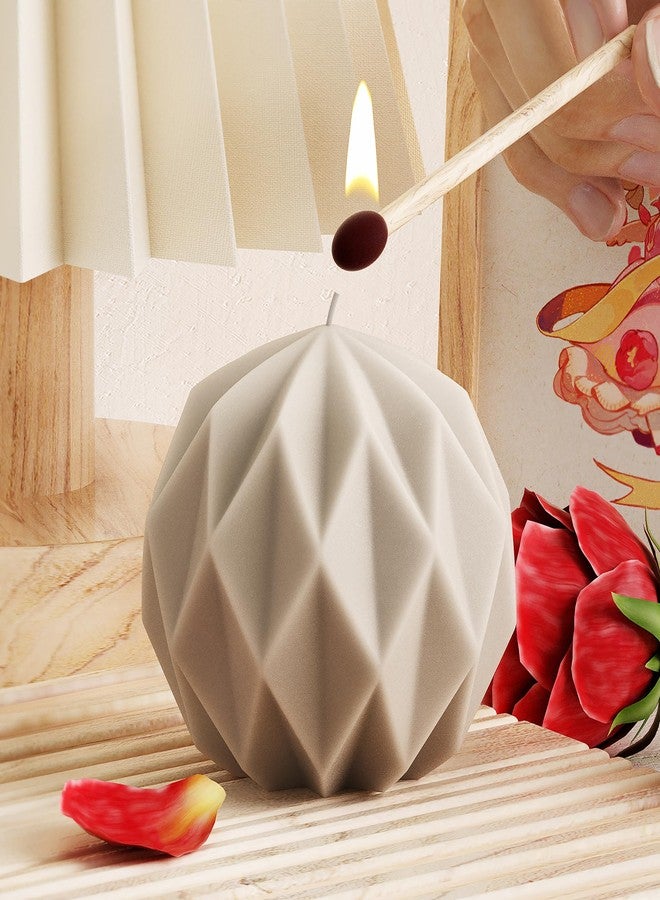 ESEDAGE Diamond Ball Mold Ball Candle - Resin Casting Silicone Molds for Home Decor & Candle Making Wave Spiral Mold - Image 5