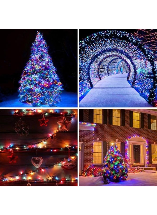 MODI 50Meter RGB Multi-Color LED String Fairy Lights, 8 Modes – Indoor Outdoor Christmas Tree Decorations, 320 LEDs, Waterproof Curtain Lights for Diwali, Wedding, Balcony, Party, USB Powered or Plug-In - Image 5