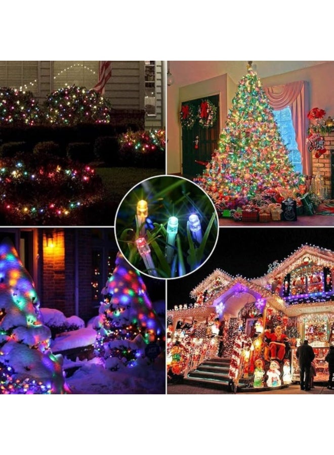 MODI 50Meter RGB Multi-Color LED String Fairy Lights, 8 Modes – Indoor Outdoor Christmas Tree Decorations, 320 LEDs, Waterproof Curtain Lights for Diwali, Wedding, Balcony, Party, USB Powered or Plug-In - Image 4