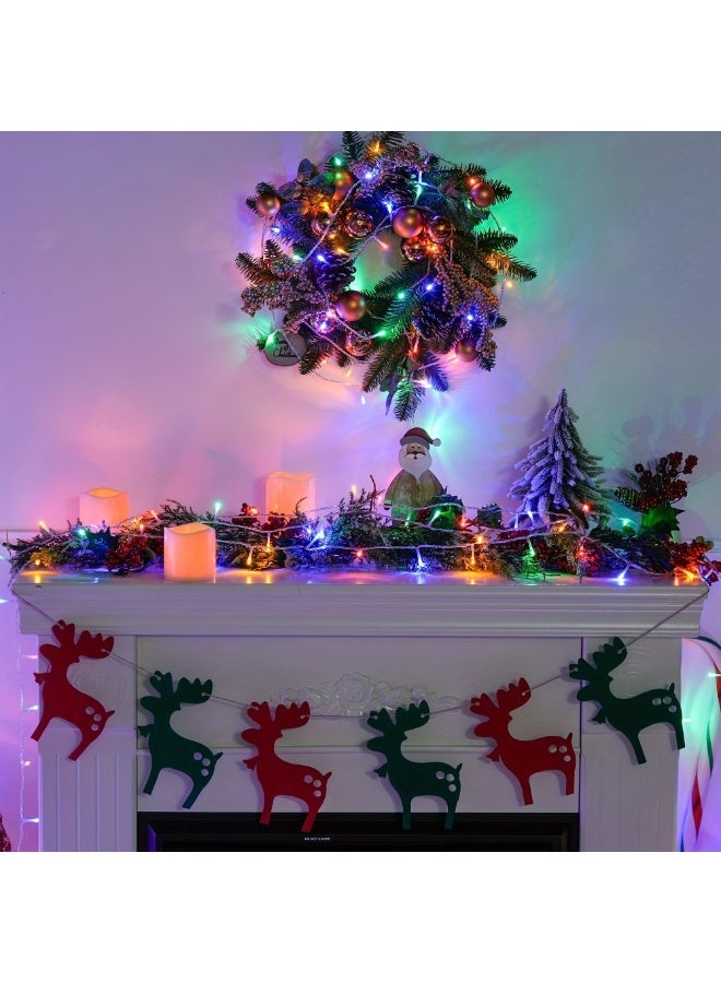 MODI 50Meter RGB Multi-Color LED String Fairy Ramadan Lights, 8 Modes – Indoor Outdoor Christmas Tree Decorations, 320 LEDs, Waterproof Curtain Lights for Diwali, Wedding, Balcony, Party, 2-Pin Plug - Image 3