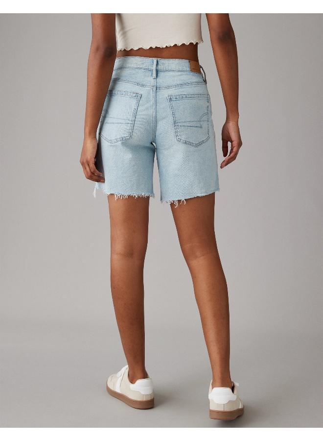 American Eagle AE Strigid 8" Perfect Denim Bermuda Short  - Image 2