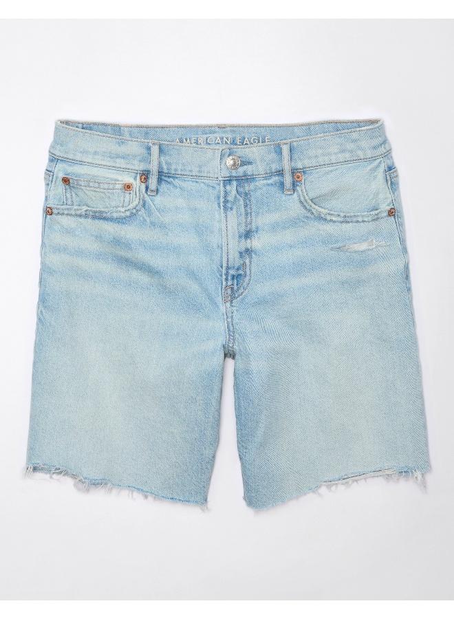 American Eagle AE Strigid 8" Perfect Denim Bermuda Short  - Image 4
