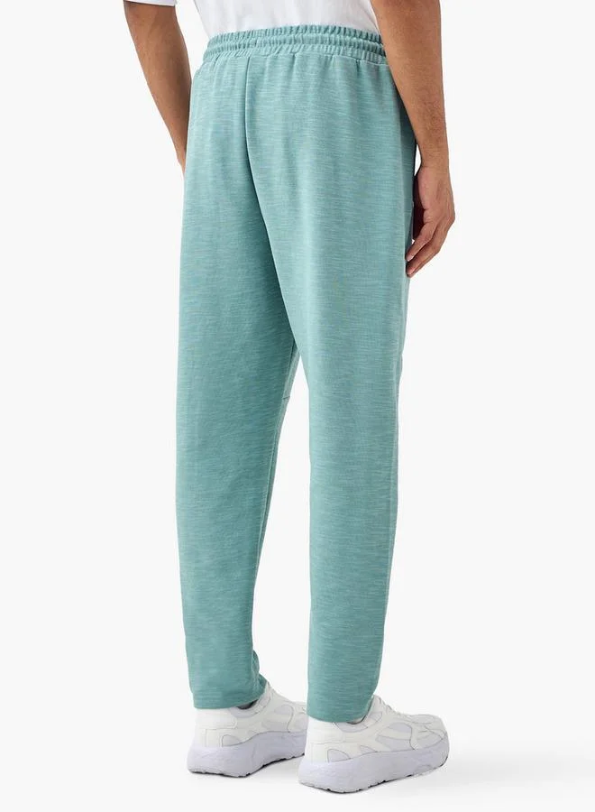 Kappa Kappa Embroidered Joggers with Drawstring Closure and Pockets