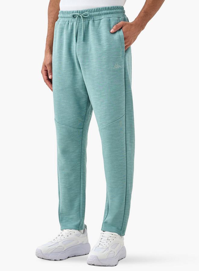 Kappa Embroidered Joggers with Drawstring Closure and Pockets - Image 1