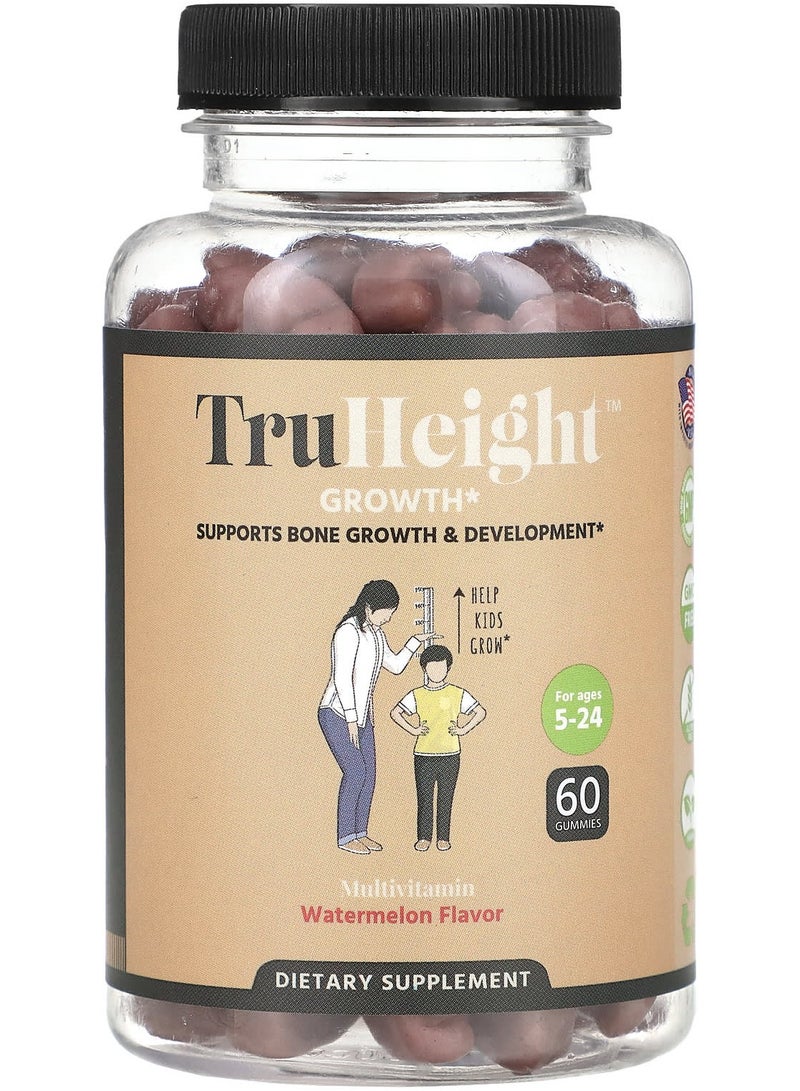 TruHeight  Growth Multivitamin Watermelon- 60 Gummies