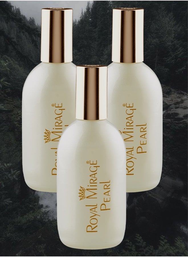 ROYAL MIRAGE 3 Pieces Royal Mirage Pearl Perfume For Unisex 120ml EDC  - Image 1