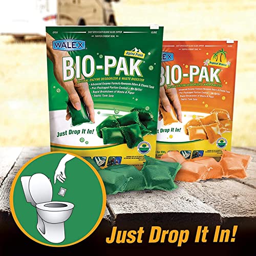 Walex BIO-11530 Bio-Pak Natural Holding Tank Deodorizer and Waste Digester, (Pack of 10) (4 Pack of 10) - Image 5