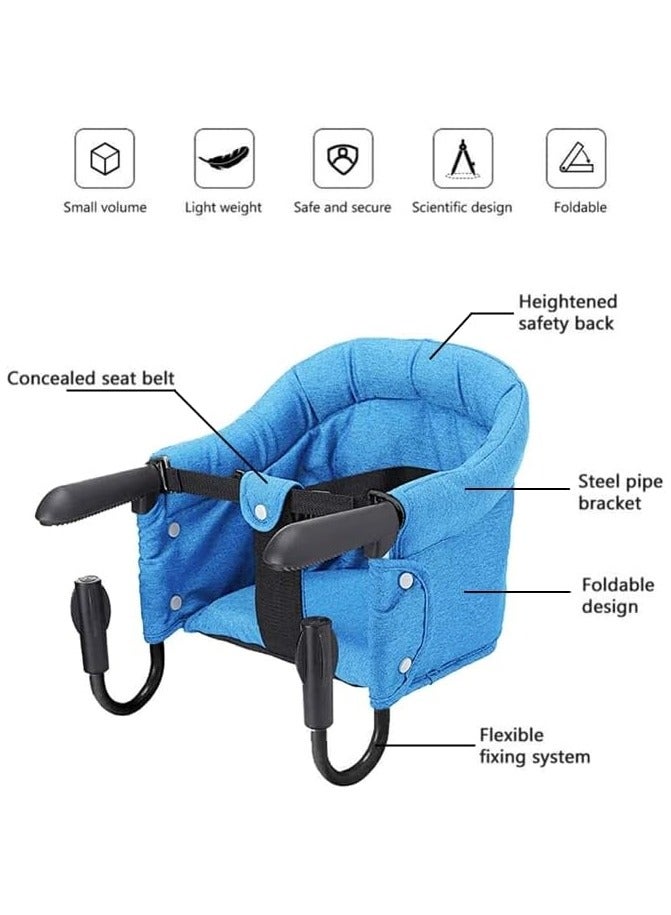 Gonice Hook On Baby High Chair, Hook On Portable Fast Table Chair, Baby Feeding Seat Fold-Flat Storage Bag for Home Travel - Image 3