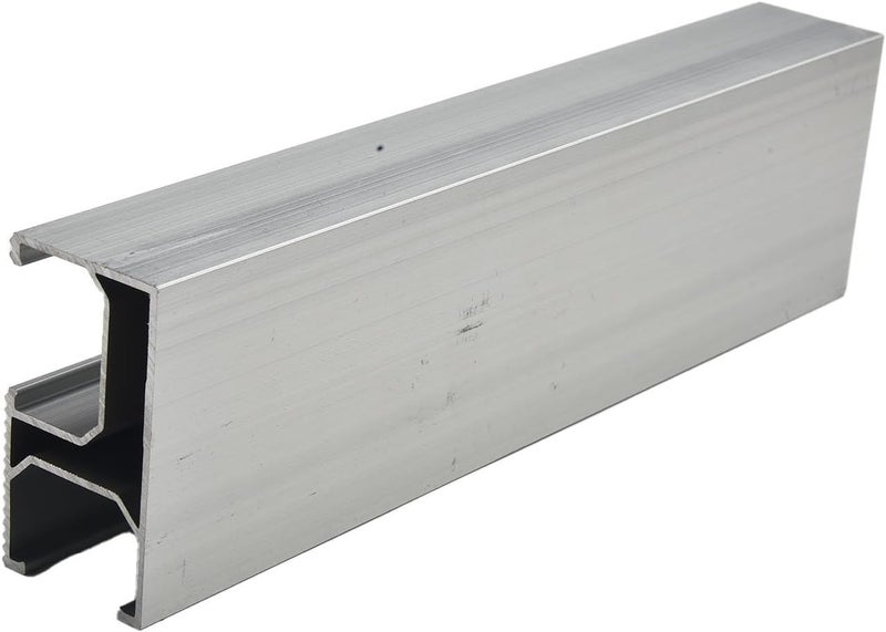 Aluminum Alloy Solar Panel Mounting Rail 20cm, Bracket for PV Module Installation, Lightweight Track System for Home Roof Ground Array (Silver)(1pc) - Image 3