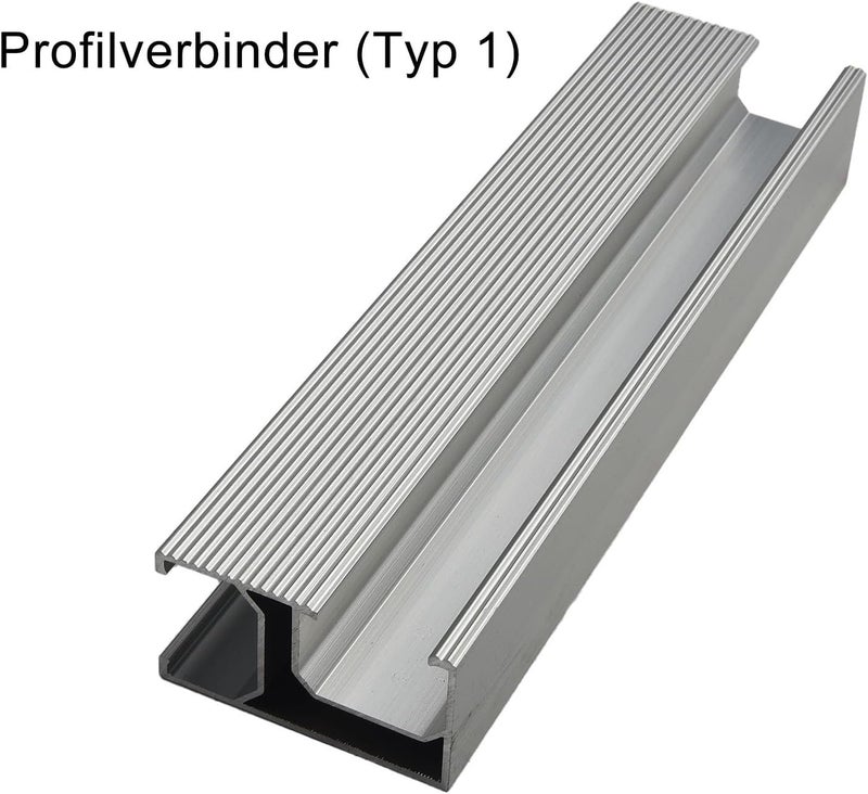 Aluminum Alloy Solar Panel Mounting Rail 20cm, Bracket for PV Module Installation, Lightweight Track System for Home Roof Ground Array (Silver)(1pc) - Image 4