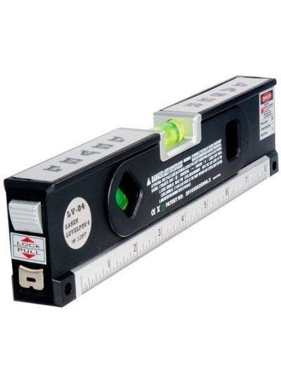 SHB SHB Level Laser Plastic Horizon Vertical Measure Tape Aligner Bubbles Ruler Multifunction Leveler Tool 100 cm Level Laser  - Image 1
