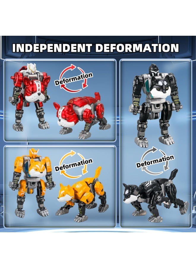 SYOSI 3-in-1 Transforming Robot Toy Set, Animal to Robot Alloy Deformation Kit with 7 Shapes, STEM Educational Building Toy for Kids Ages 4-12, Ideal for Birthday, Christmas and Party Gifts (Multi-Mode) - Image 2