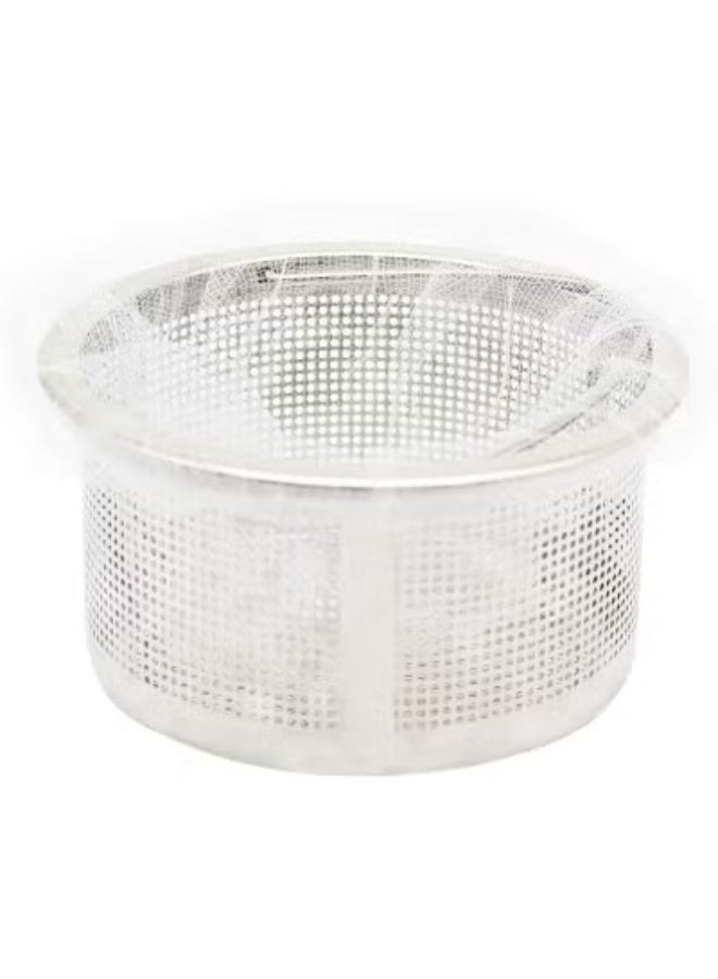 100 pcs Disposable Kitchen Sink Filters - Anti-blocking Garbage Bag Mesh Strainer for Sewer Drain (White) - Image 1