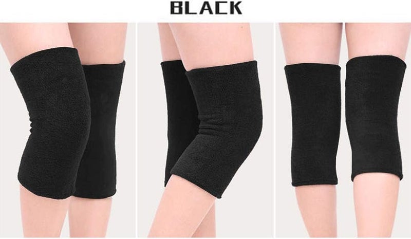 Holiberty Thermal Knee Braces Women Men Elastic Arthritis Knee Compression Sleeve Ski Cycling Leg Warmers Knee Support Pads - Image 3
