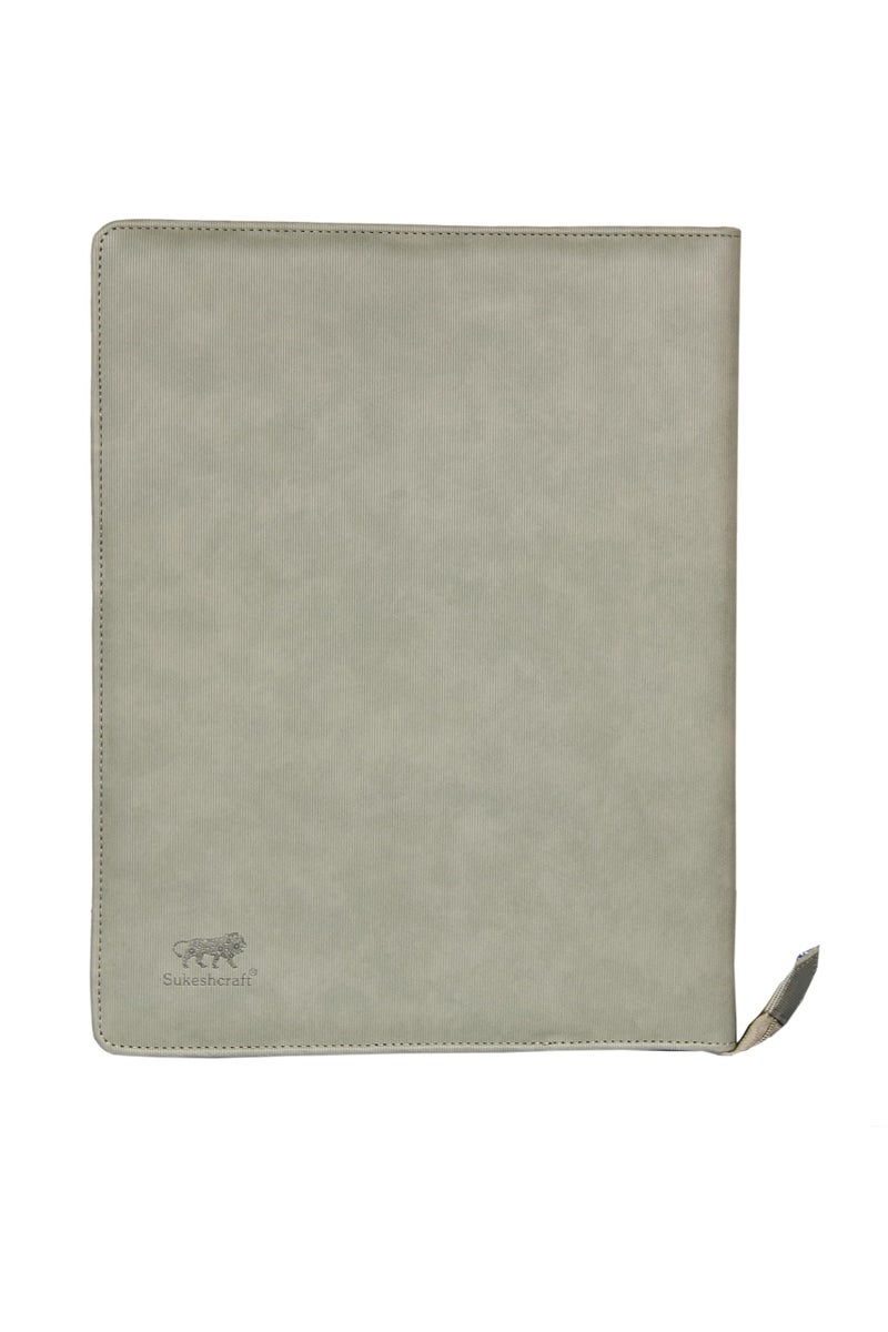 Sukeshcraft Pu Multiuse 25 File Sleeve for Documents, Certificates, Fixed Deposit Receipt, Portfolio B4 Size Documents Holder for Sports, Office, Home, School (Mil Green, B4 Size Leaf) - Image 5
