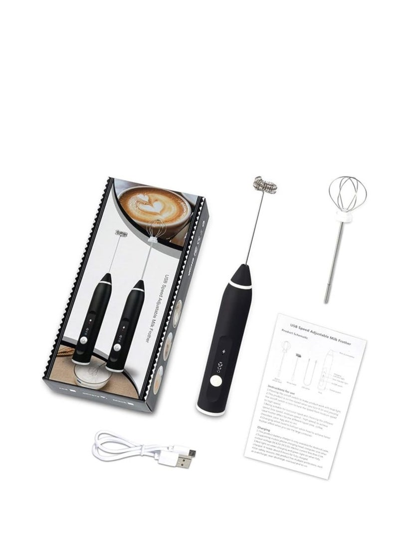 USB charging hand mixer with egg beater and Nescafe - Image 1