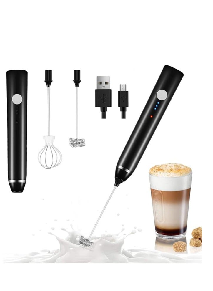 USB charging hand mixer with egg beater and Nescafe - Image 2
