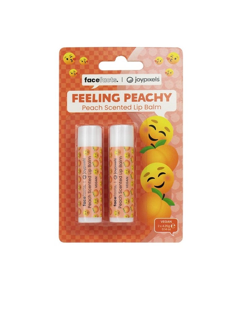 facefacts Feeling Peachy Scented Balm For Dry Chapped Lips 4.25 G  - Image 1