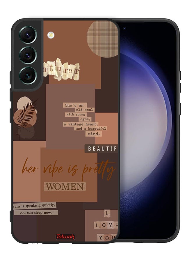 Tolwak Samsung Galaxy S22 Plus 5G Protective Case Cover Adventurer Women - Image 2