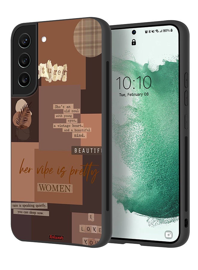 Tolwak Samsung Galaxy S22 Plus 5G Protective Case Cover Adventurer Women - Image 1