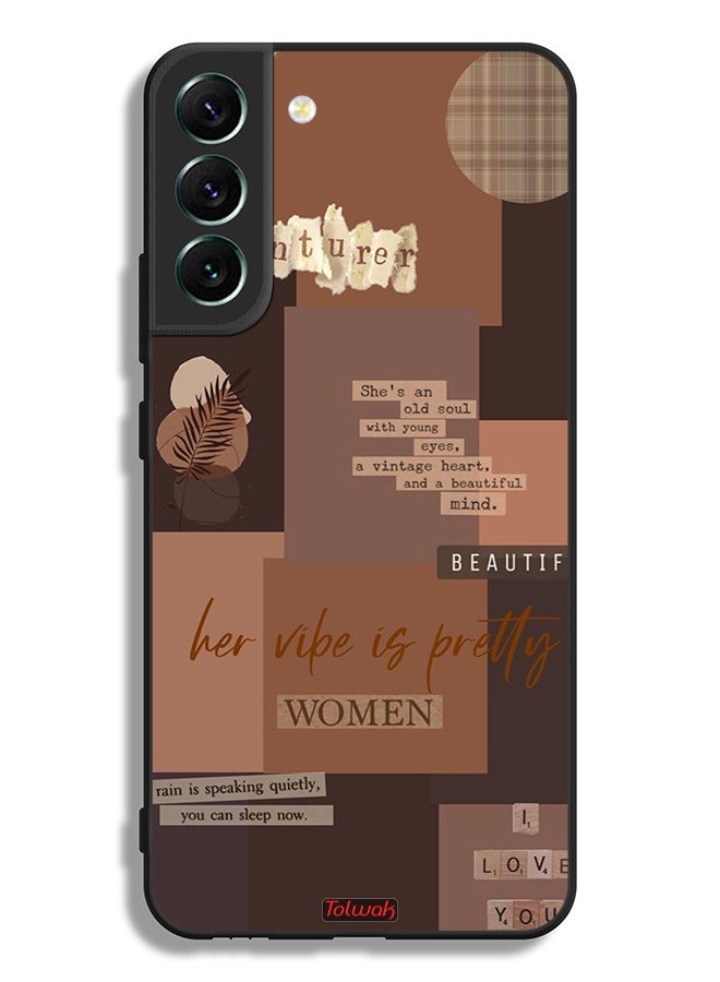 Tolwak Samsung Galaxy S22 Plus 5G Protective Case Cover Adventurer Women - Image 3