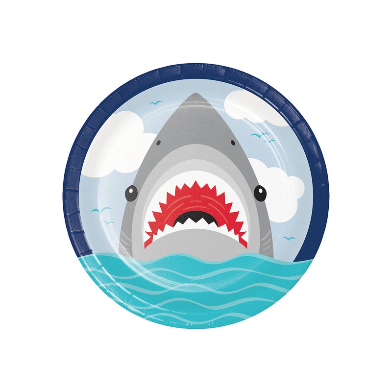 Creative Converting Shark Party Paper Plates 24 Count