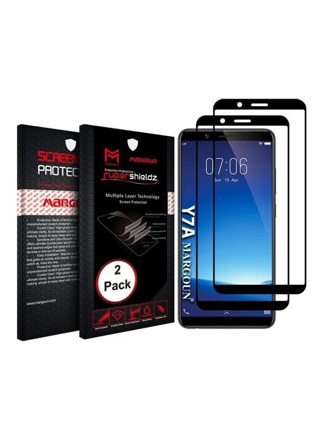 NIBEMINENT 2-Piece 3D Screen Protector For Huawei Y7A clear - Image 1