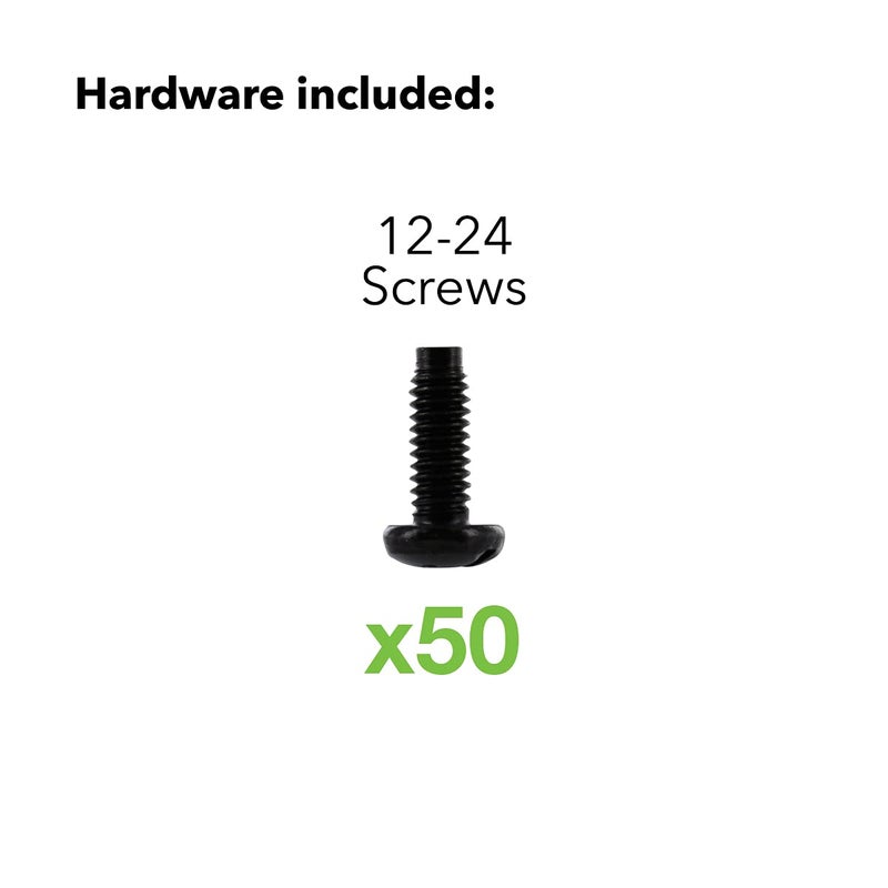 NavePoint 12-24 Pan Phillips Pilot Point Screws for Rack Mount Server Shelves Cabinets 3/8 Inch, Set of 50 - Image 2