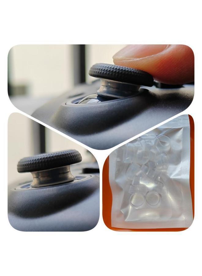 عام مناسب لمقبض لعبة PS5/switch/xbox، حلقة حماية من المسحوق المقاوم للتآكل، لون المنتج: 20 لونًا شفافًا - Image 1