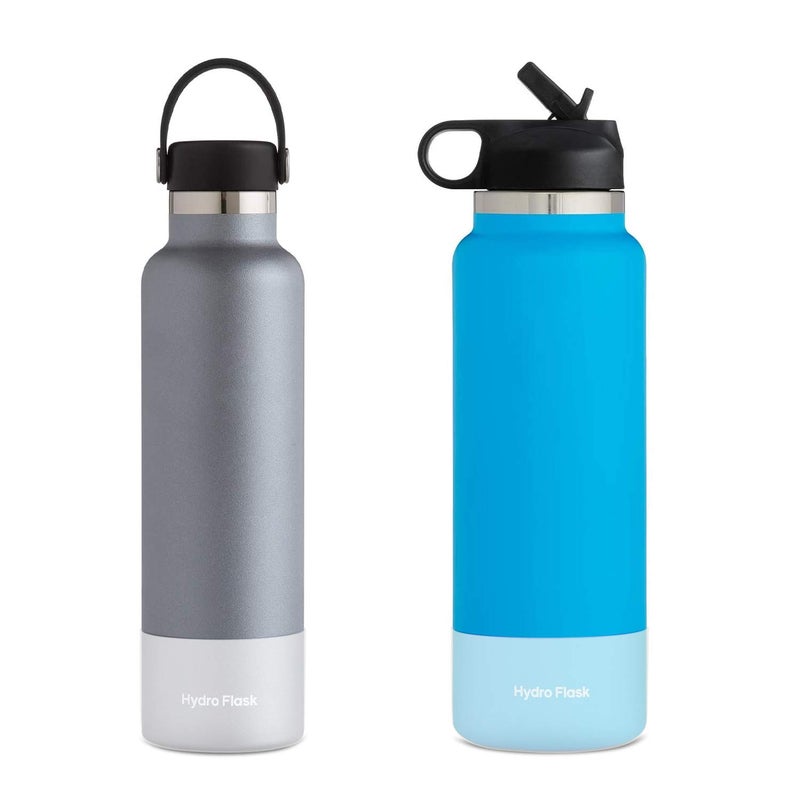 CHEETAH Protective Boot for Hydroflask Water Bottle 12oz - 40oz, BPA Free Bottom Silicone Sleeve Cover, Compatible with All Water Bottles with Bottom Width of 2.87-3.56in (32-40oz, Clear) - Image 3