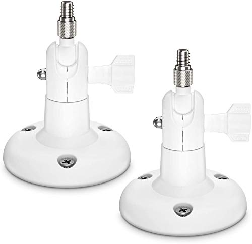 Koroao 【Latest Version】 Adjustable Indoor/Outdoor Wall Mount for Arlo Essential/XL Gen 2/Pro/2/3/4/Arlo Pro 5s/Ultra/,eufyCam 2C/2C Pro, 2/2 Pro, 3C/S300, 3/S330,Wyze Cam Pan/V3 Camera (2Pack, White) - Image 1